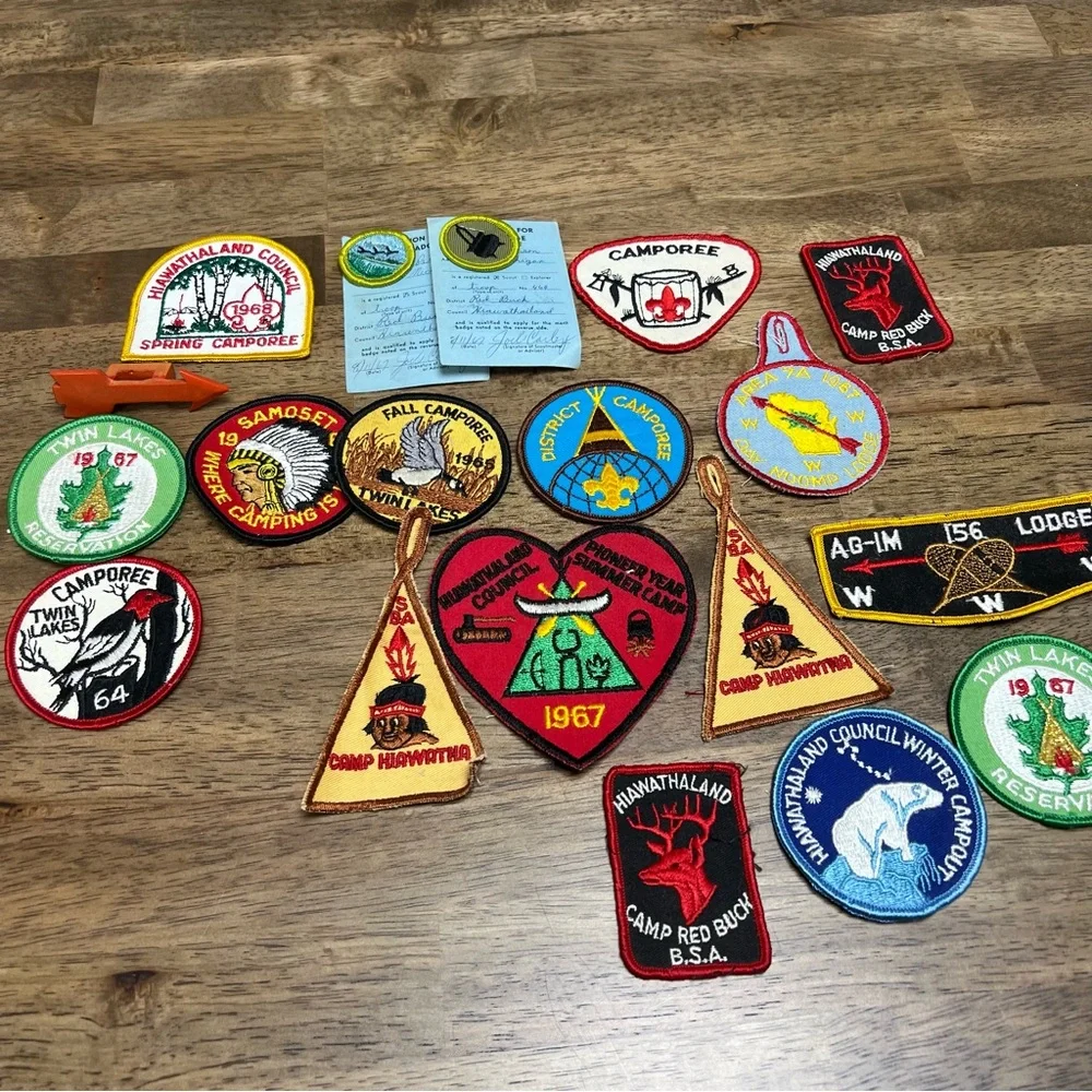 1960’s Boy Scout shirt, hat, tie  and accessories. - Picture 2 of 8